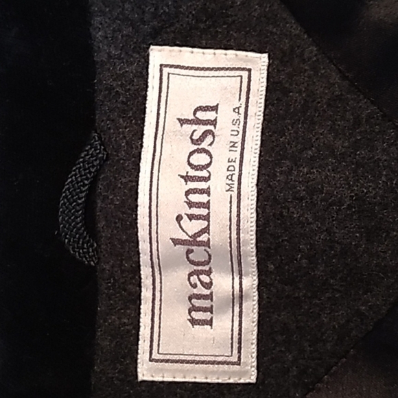 Vintage gray 100% wool trench coat Size 8 - Picture 2 of 5